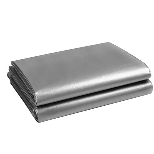 Brezentas gardlov 4x5 m hdpe, 120 g/m2, sidabrinis