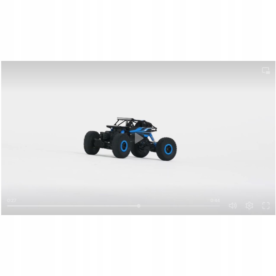 Nuotoliu valdomas automobilis kruzzel, mėlynas