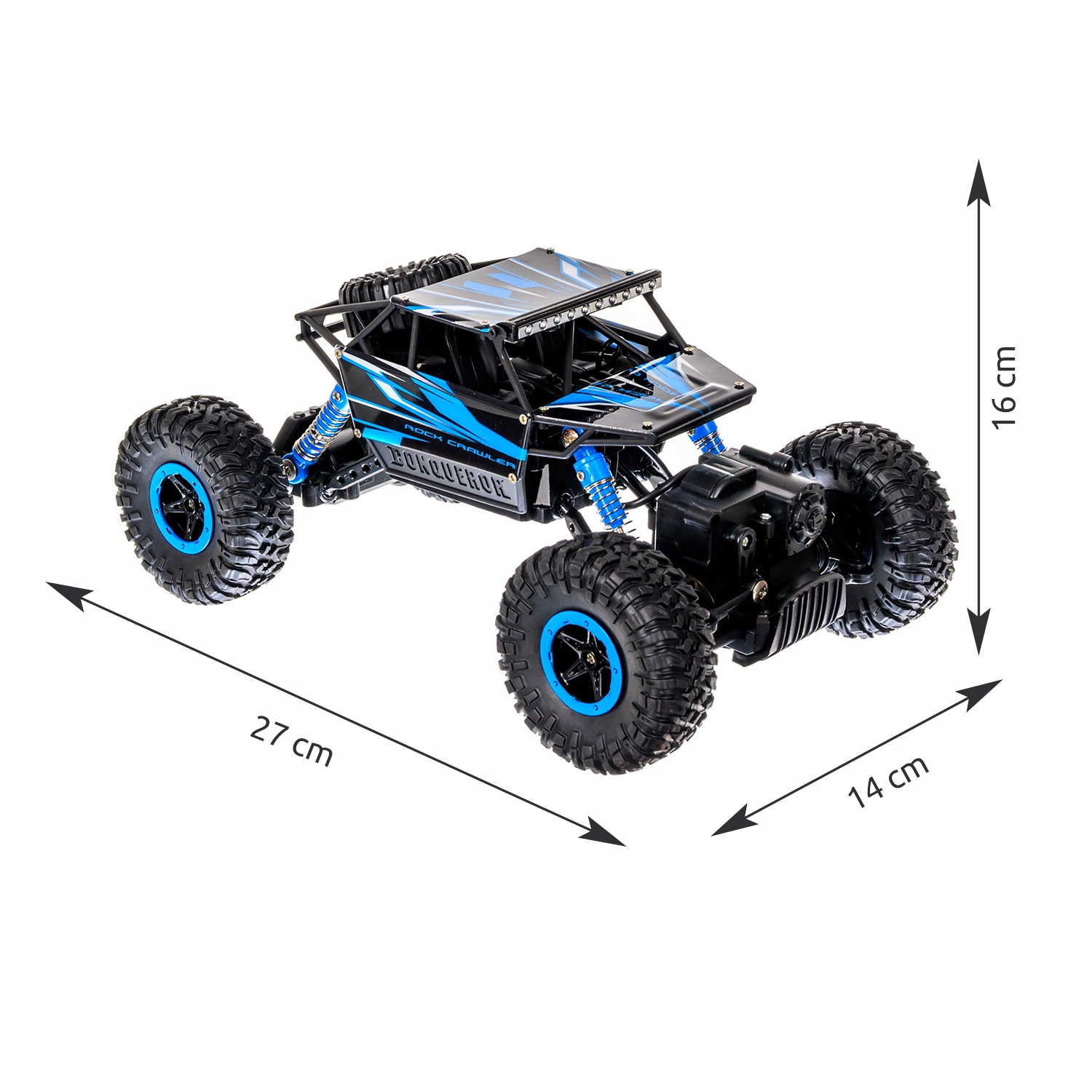 Nuotoliu valdomas automobilis kruzzel, mėlynas