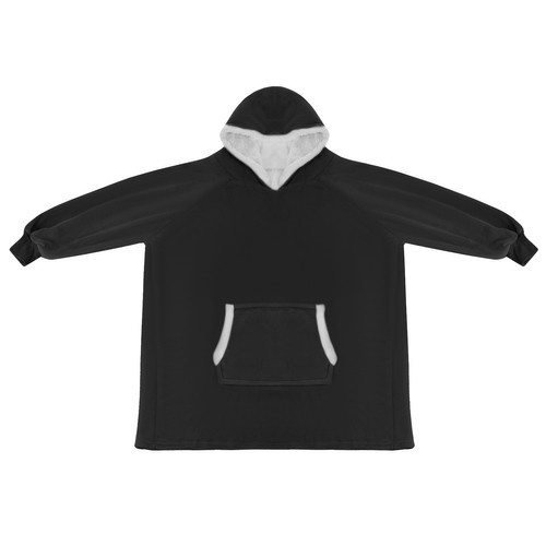 Pledas-megztinis xxl juoda flanelinė