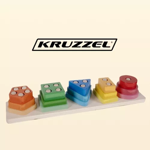 Rūšiuoklis – medinė dėlionė kruzzel