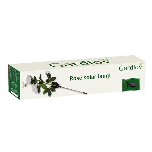 Saulės šviesos sodo rožė gardlov, 3 dirbtinės gėlės