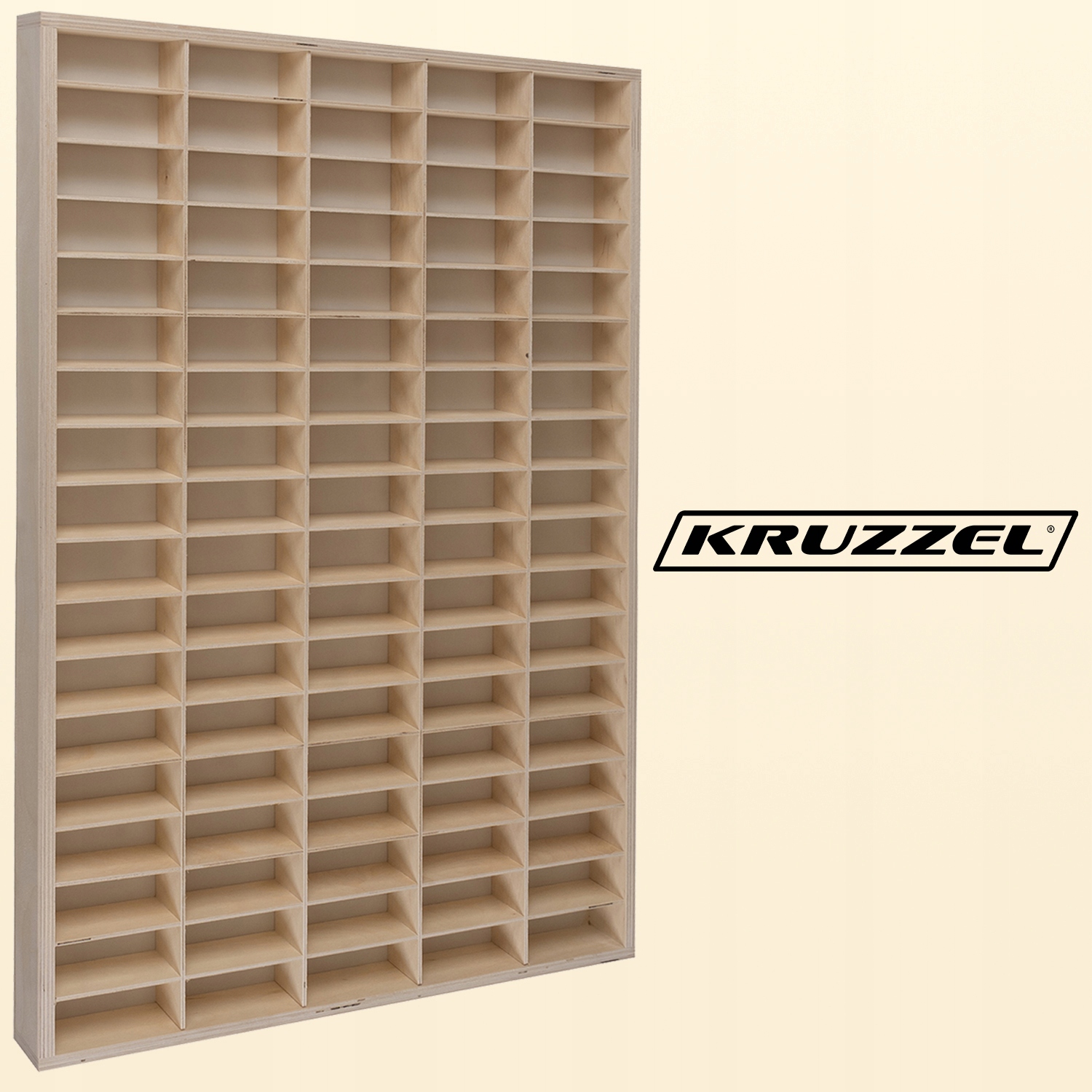 Medinė lentyna automobiliams kruzzel, 78.5x50 cm, ruda 1