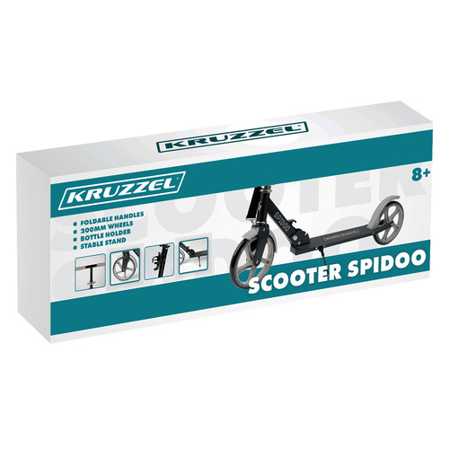 Spidoo paspirtukas pilkas kruzzel 25629