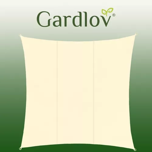 Šešėlinė burė 3,6x3,6 m, smėlio spalvos