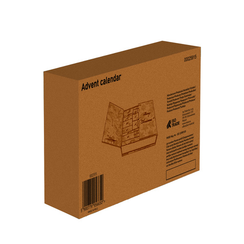 Advento kalendorius vyrams iso trade 2025, 33x29x9 cm