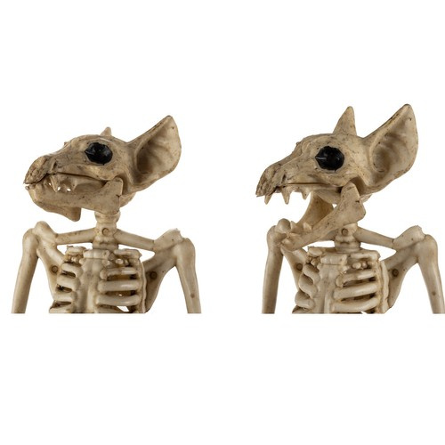 Helovyno dekoracija - šikšnosparnio skeletas 28 cm