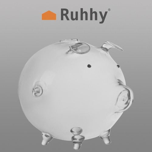 Stiklinė taupyklė ruhhy 22588