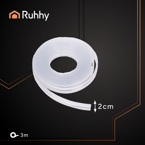 Skaidri pvc kraštų apsaugos juosta 2x300 cm