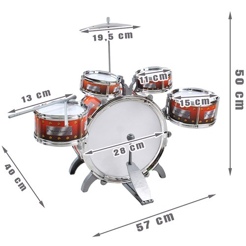 Būgnai vaikams kruzzel xl 22464