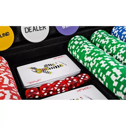 Pokerio rinkinys lagamine 500 žetonų 23529
