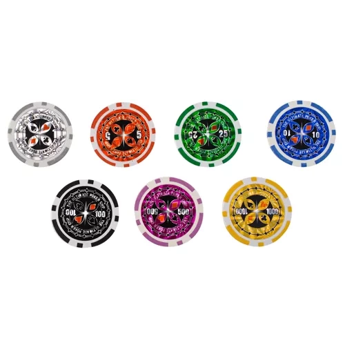 Pokerio rinkinys lagamine 500 žetonų 23529