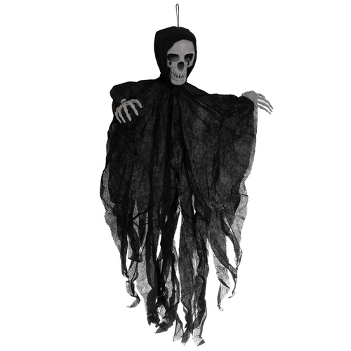 Dekoracija ruhhy kabantis skeletas 70 cm 2