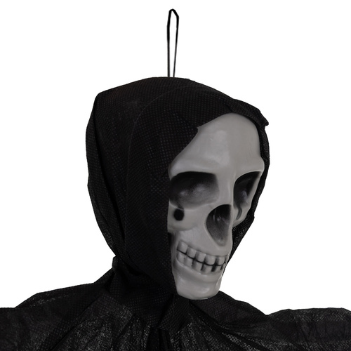 Dekoracija ruhhy kabantis skeletas 70 cm