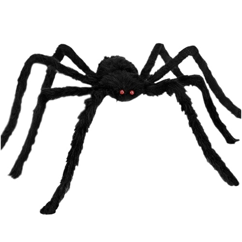 Dirbtinis plaukuotas voras ruhhy 50 cm helovino dekoracijai