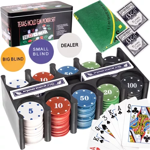 Pokerio rinkinys, 200 žetonų