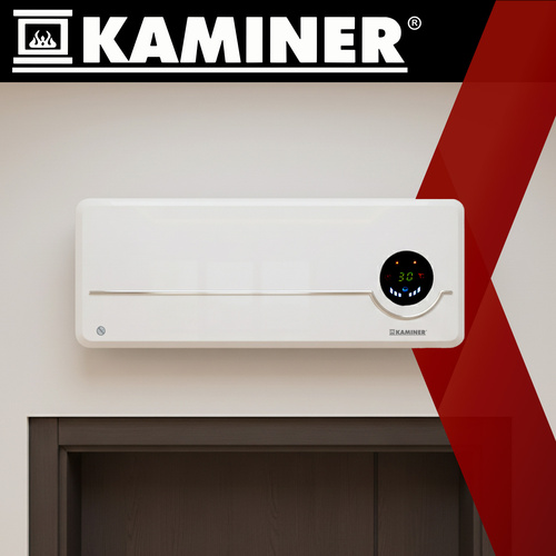 Oro užuolaida kaminer airo 2000w su wifi ir nuotolinio valdymo pultu