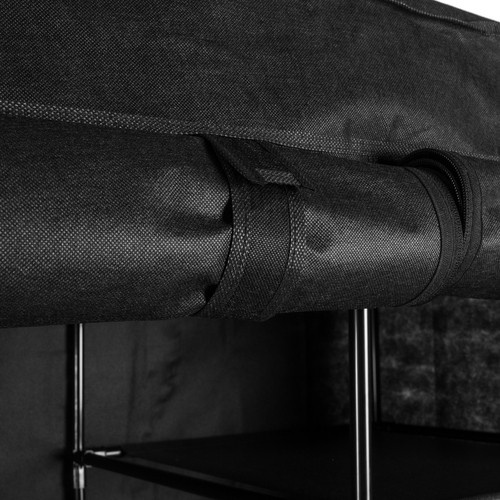 Tekstilinė spinta su 14 lentynų, 170x42x170 cm