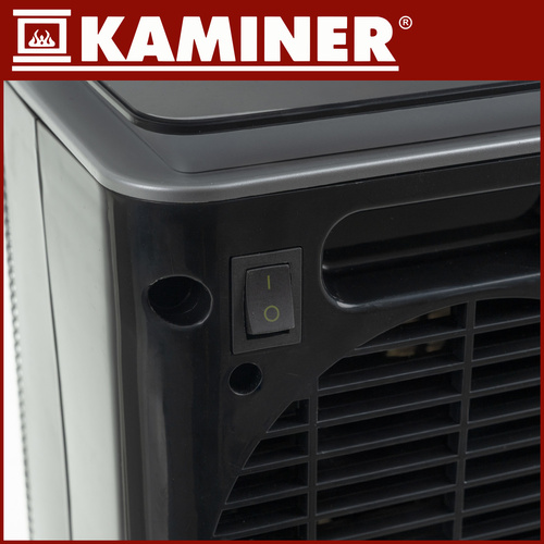 Keraminis šildytuvas kaminer lumni 1500w su termostatu ir laikmačiu, 45x20x20 cm