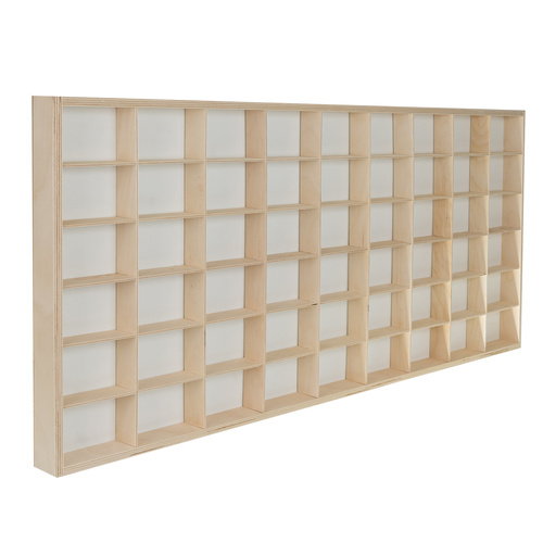 Medinė lentyna lėlėms kruzzel 54 skyriai 104x46x4,5 cm