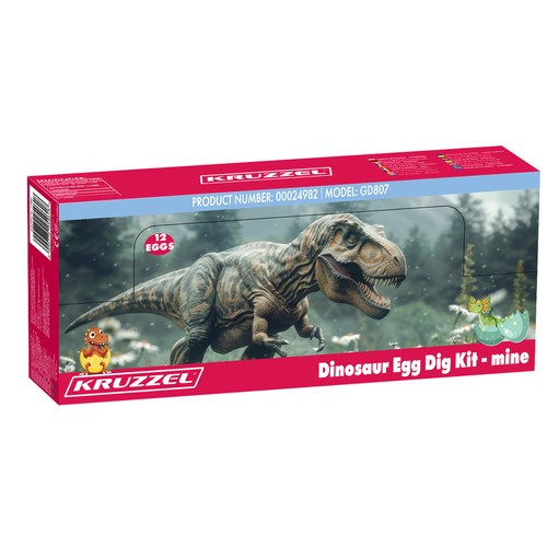 Kūrybiškas dinozaurų kasyklos rinkinys vaikams