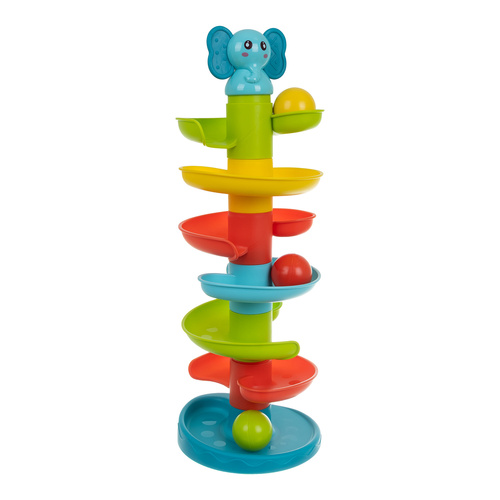 Kamuoliukų bokštas vaikams kruzzel su spirale, 48 x 16,5 cm