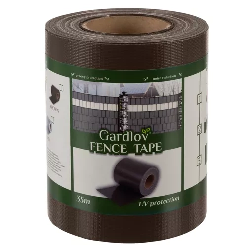 Tvoros juosta gardlov 19cm x 3500cm pvc ruda