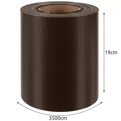 Tvoros juosta gardlov 19cm x 3500cm pvc ruda