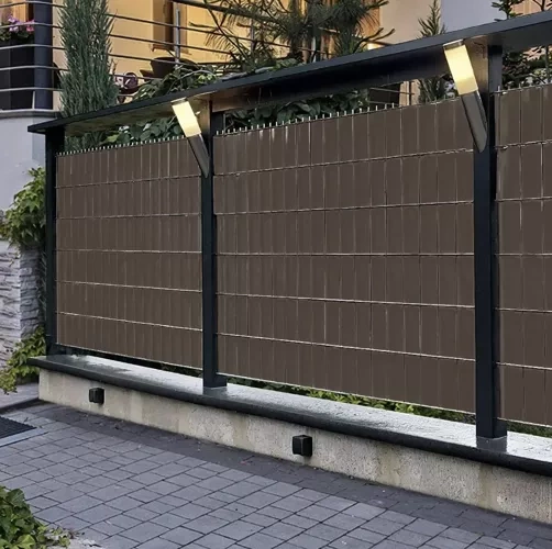 Tvoros juosta gardlov 19cm x 3500cm pvc ruda
