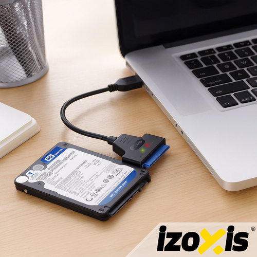 Adapteris usb į sata 3.0 izoxis su greitu duomenų perdavimu