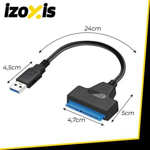Adapteris usb į sata 3.0 izoxis su greitu duomenų perdavimu
