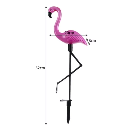 Saulės sodo lempa - flamingas gardlov 21151