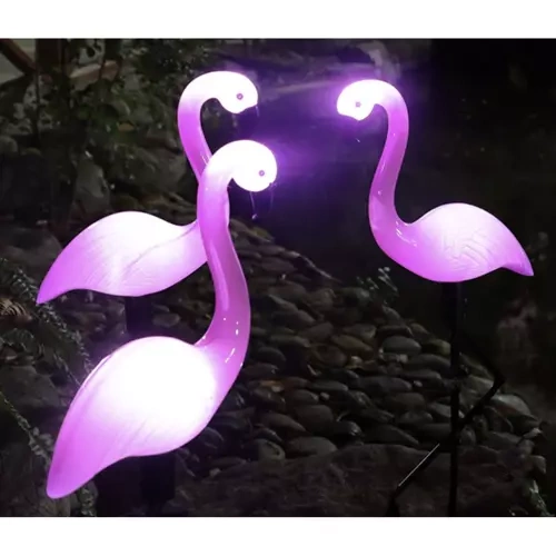 Saulės sodo lempa - flamingas gardlov 21151