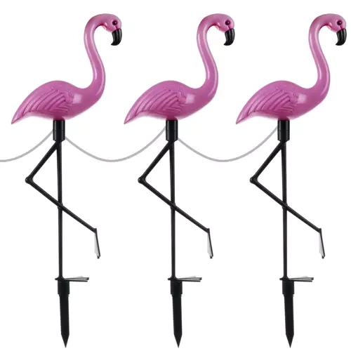 Saulės sodo lempa - flamingas gardlov 21151