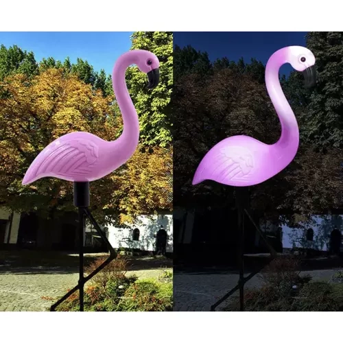 Saulės sodo lempa - flamingas gardlov 21151