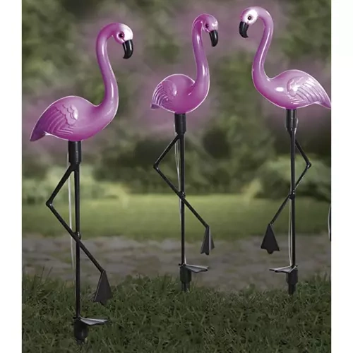 Saulės sodo lempa - flamingas gardlov 21151