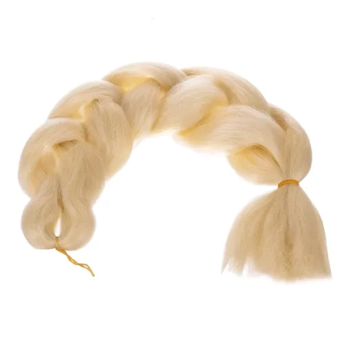 Sintetinis plaukų pluoštas šviesiai blondinė 60 cm