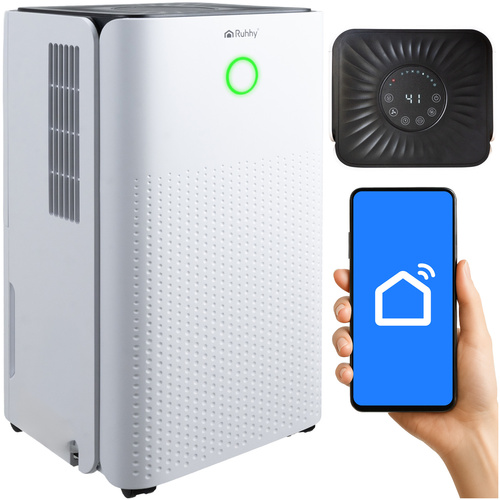 Oro sausintuvas ruhhy 12 l/24 val., wifi, 30 m²
