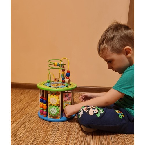 Medinis lavinantis kubas kruzzel 24670 vaikams su 11 funkcijų