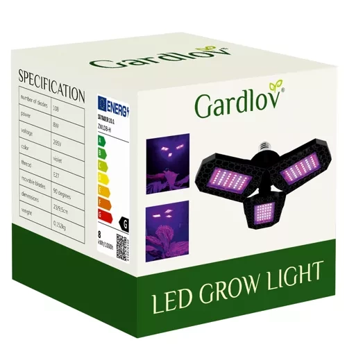 Lempa augalams Lempa 108 LED augalų apšvietimui Gardlov 20440