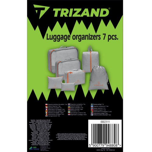 Kelionių organizatorius lagaminui - 7 vnt trizand 23111