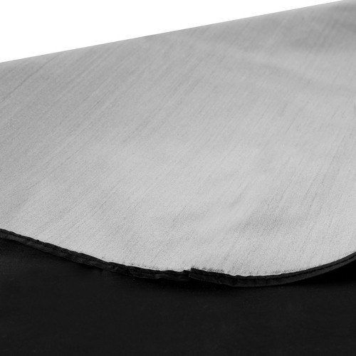 Kirpyklos pelerina 100x144 cm, juoda/sidabrinė