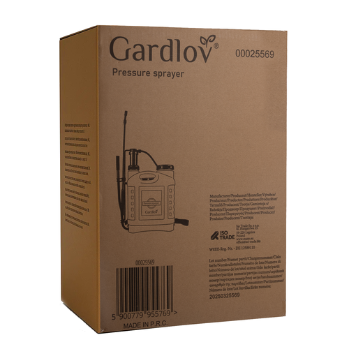 Rankinis slėginis purkštuvas 16l gardlov 25569