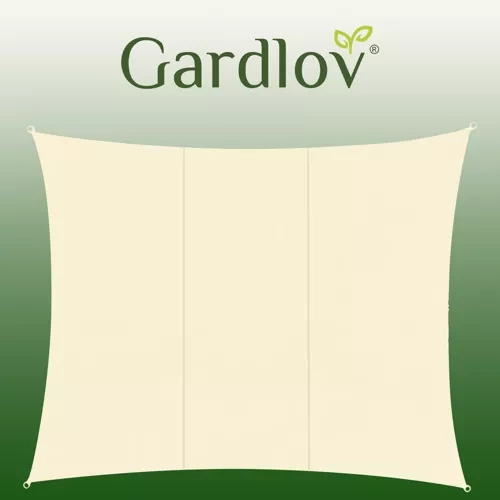 Šešėlinė burė 4x3 m - smėlio spalvos