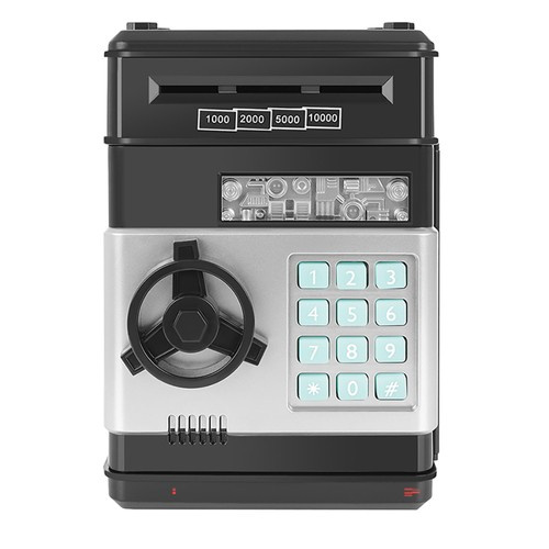 Elektroninis taupyklės seifas su pin kodu 19,5x13x12 cm