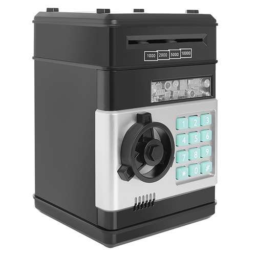 Elektroninis taupyklės seifas su pin kodu 19,5x13x12 cm