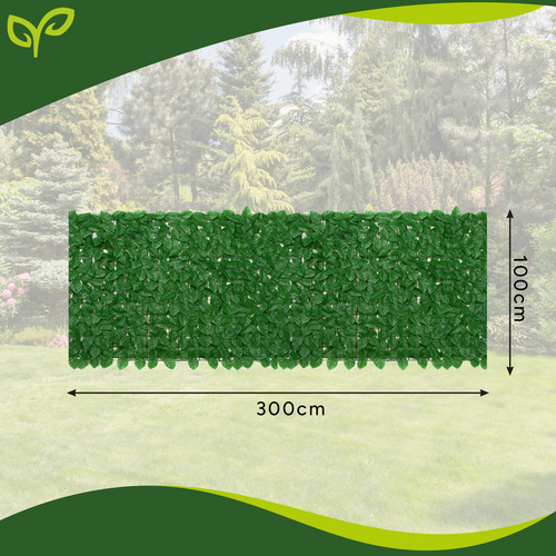 Dirbtinė gyvatvorė gardlov 3x1 m, polipropilenas