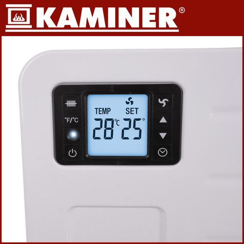 Elektrinis šildytuvas kaminer ziflo 2300w su wifi valdymu