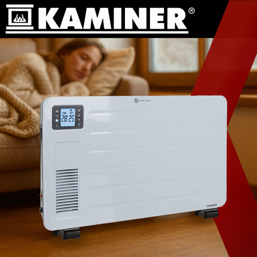 Elektrinis šildytuvas kaminer ziflo 2300w su wifi valdymu