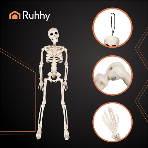 Pakabinama dekoracija ruhhy skeletas 40 cm